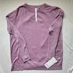 Lululemon Purple Still At Ease Pullover size 10